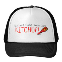 Everything Tastes Better with Ketchup Mesh Hats