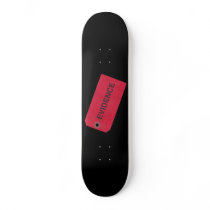 Evidence Tag Skateboard Mini