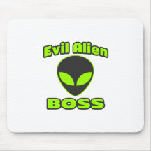 Evil Alien Boss Mousepad