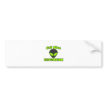Evil Alien Electrician Bumper Sticker