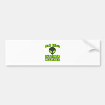 Evil Alien Interior Designer Bumper Stickers