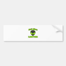 Evil Alien Lawyer Bumper Stickers