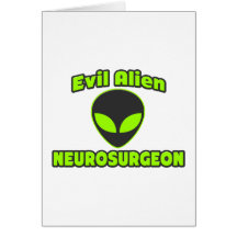 Evil Alien Neurosurgeon Cards