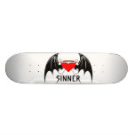 EVIL ANGEL HEART SINNER SKATE BOARD