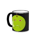 Evil Apple with Scar Halloween Mug