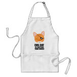 Evil Cat is Plotting Your Demise Apron