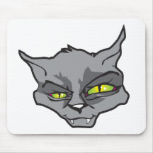 Evil cat mouse pads