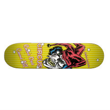 Evil Clown Custom Skate Board