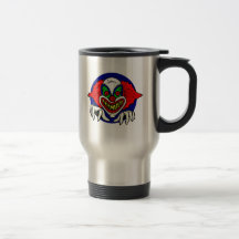 Evil Clown Face Mugs