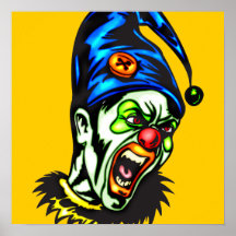Evil Clown From Hell Poster