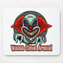 Evil Clown Monster Mousepad