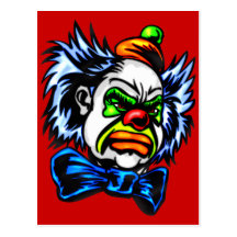Evil Clown Murders Post Cards