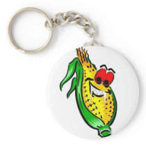 Evil Corn Keychain