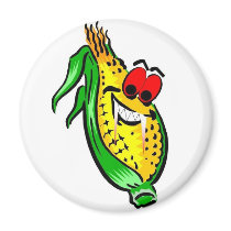 Evil Corn Magnet