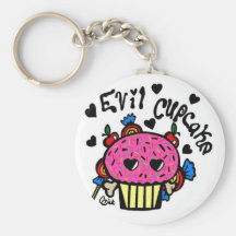 evil cupcake-Keychain
