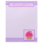 Evil Cute Cupcake Kawaii Stationery Large Customized Letterhead