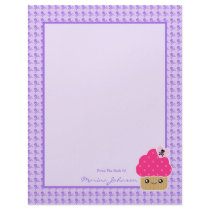 Evil Cute Kawaii Stationery Large Custom Letterhead