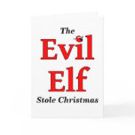 Evil Elf Belated Christmas