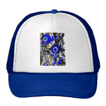 EVIL EYE CHARMS TRUCKER HATS