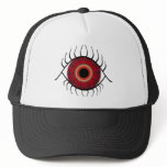 Evil Eye Red Mesh Hats