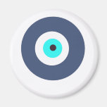 Evil eye refrigerator magnet