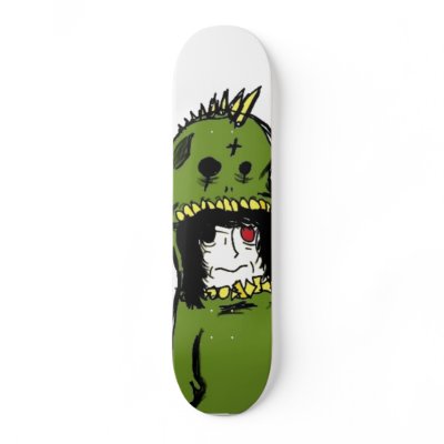 Evil Eye Skateboard by cjrowla