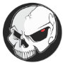 Evil Eye Skull Round Stickers