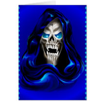 Evil Face Card