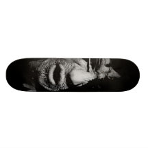 Evil face skateboard