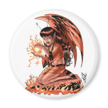 Evil Fairy doing Magic by Al Rio magnets