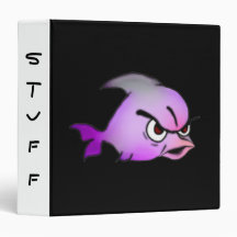 Evil Fish 3 Ring Binders