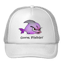 Evil Fish Mesh Hats