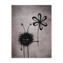 Evil Flower Bug postcard