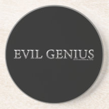 Evil Genius Beverage Coaster
