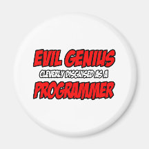 Evil Genius...Programmer Magnets