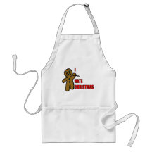 Evil Gingerbread Man Aprons