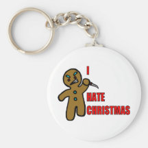 Evil Gingerbread Man Keychains