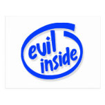 Evil Inside Post Card