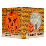 Evil Jack-O-Lantern Customizable 1" Photo Binder