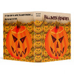 Evil Jack-O-Lantern Customizable Halloween Binder