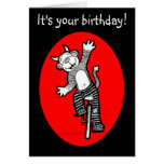 Evil Monkey It's Your Birthday Shenanigans Card