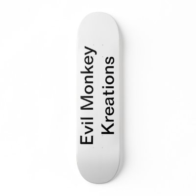 EVIL MONKEY KREATIONS BOARD SKATE DECKS by EVILMONKEYKREATIONS