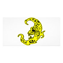 Evil Moon Tattoo Photo Cards