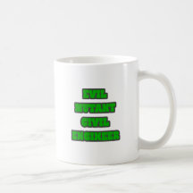 Evil Mutant Civil Engineer Mugs