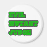 Evil Mutant Judge Refrigerator Magnets