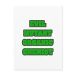Evil Mutant Organic Chemist Post Card