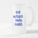 Evil Mutant Swim Coach Coffee Mugs