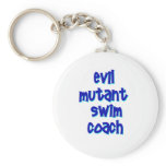 Evil Mutant Swim Coach Keychains