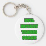 Evil Mutant Tennis Coach Key Chains
