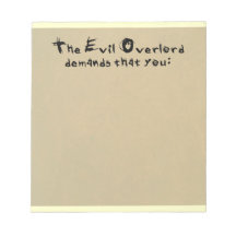 Evil Overlord Notepad